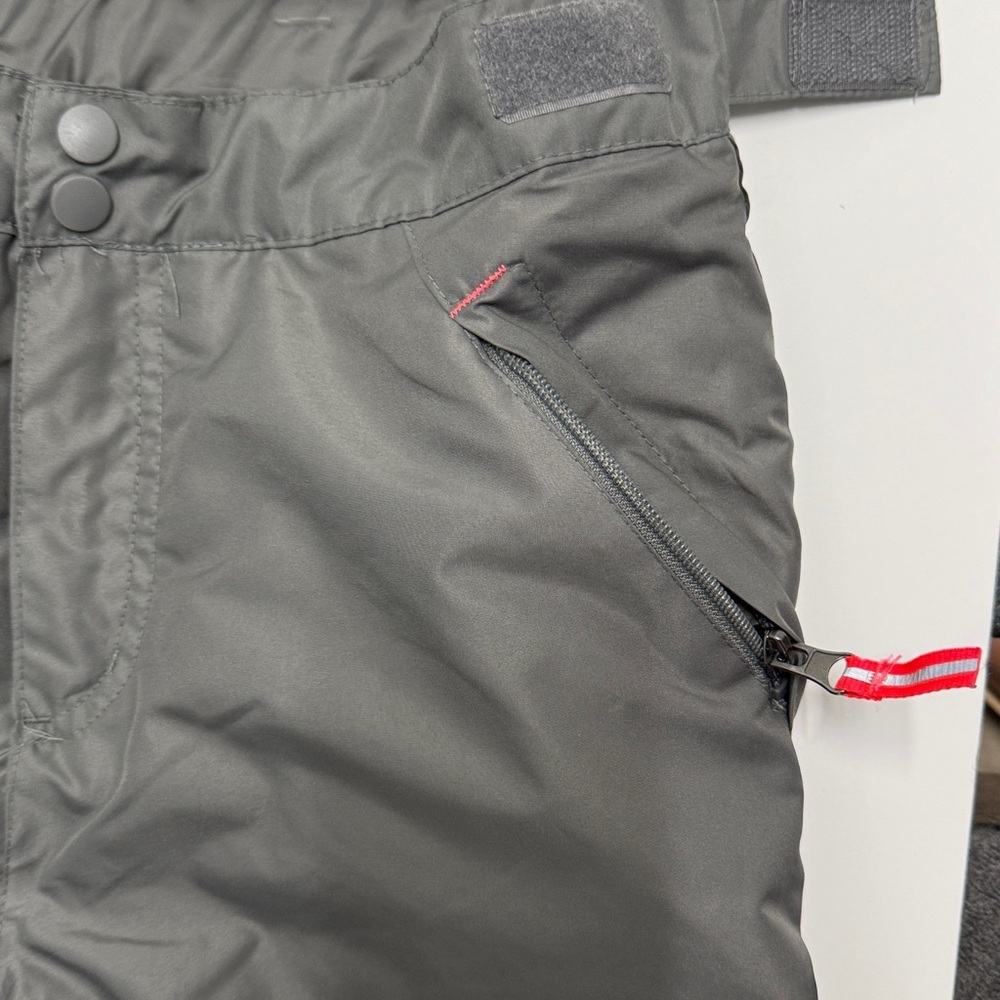 C9 by Champion Girls’ Ski Pants – Gray with Pink Trim, Size XL - Picture 3 of 6